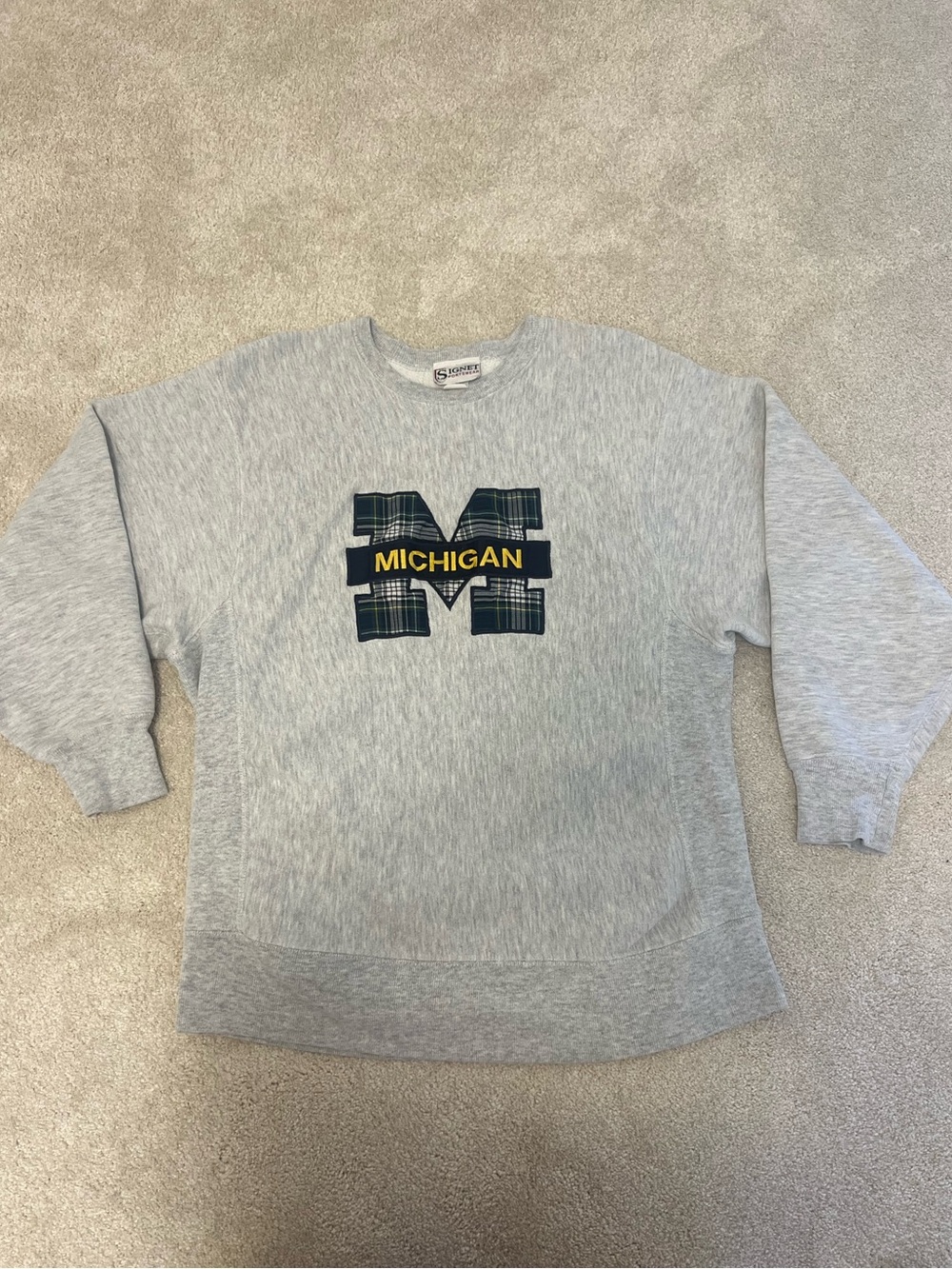 Vintage University of Michigan Crewneck Sweatshirt
